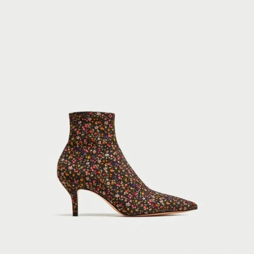 Zara Liberty Print Sock Boot